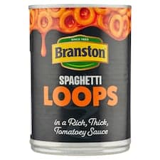 Branston Špagetové kroužky v rajčatové omáčce 395g
