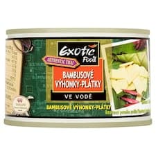 Exotic Food Authentic Thai Bambusové výhonky-plátky ve vodě 227g