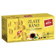 Jemča Zlaté ráno černý čaj s citronem 25 x 1,75g (43,75g)