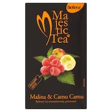 Biogena Majestic Tea Malina & camu camu bylinný čaj aromatizovaný, porcovaný 20 x 2,5g
