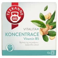 Teekanne Vitalita+ Koncentrace bylinný čaj 10 x 1,8g (18g)