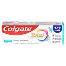 Colgate Total Active Prevention Junior dětská zubní pasta pro děti ve věku 7 - 12 let 50ml