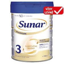 Sunar Premium 3 batolecí mléko 700g
