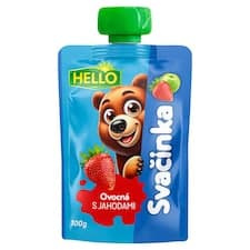 Hello Ovocná svačinka s jahodami 100g