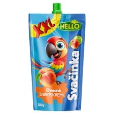 Hello Ovocná svačinka s broskvemi 200g