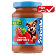 Hello Ovocná svačinka s jahodami 190g