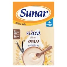 Sunar Mléčná kaše rýžová příchuť vanilka 210g