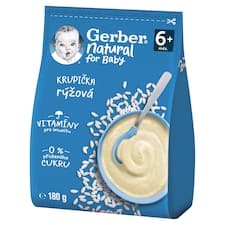 GERBER Natural rýžová krupička 180g