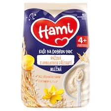 Hami mléčná kaše rýžová s vanilkovou příchutí 210g