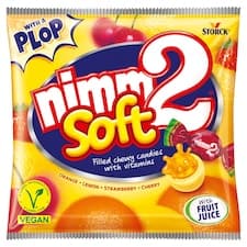 nimm2 Soft plněné žvýkací ovocné bonbony s vitaminy 90g
