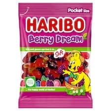 Haribo Berry Dream želé s ovocnou příchutí 80g