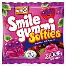 nimm2 Smilegummi Měkké plněné želé s ovocnou chutí a vitaminy 90g