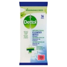 Dettol Antibakteriální ubrousky na povrchy 36 ks
