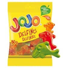 JOJO Delfínci želé bonbóny s ovocnými příchutěmi 80g