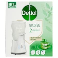 Dettol Bezdotykový dávkovač mýdla + tekuté mýdlo aloe a bambus 250ml