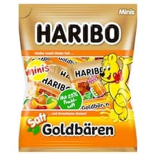 Haribo Goldbären Saft Mini želé medvídci s ovocnými příchutěmi 220g