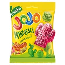 JOJO Kaktusáci mix kyselých želé bonbónů s náplní i bez náplně, s ovocnými příchutěmi 80g