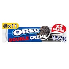 Oreo sušenky Double Creme s dvojitou vanilkovou náplní 157g