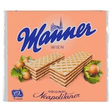 Manner Křupavé oplatky s krémovou oříškovou náplní 75g