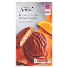Finest Sušenky s pomerančovou příchutí v polevě z belgické mléčné čokolády 200g