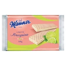 Manner Křupavé oplatky s limetkovou krémovou náplní 110g