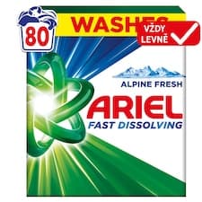 Ariel Alpine Fresh Prací Prášek, 4.4kg, 80 Praní