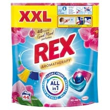 REX Aromatherapy Color přípravek pro praní prádla 44 praní 44 x 12g (528g)