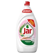 Jar Sensitive Aloe Vera & Pink Jasmine Tekutý Prostředek Na Mytí Nádobí Jemný K Rukám 1350 ML