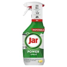 Jar Power Spray, 3v1, Víceúčelový Sprej Na Nádobí A Do Kuchyně, Citronová Vůně, 2x500 ml