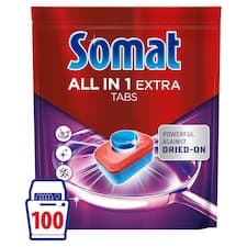 Somat All in 1 Extra tablety do automatické myčky na nádobí 100 ks 1660g