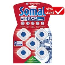 SOMAT čistič myčky v tabletách Anti-Limescale 5 ks