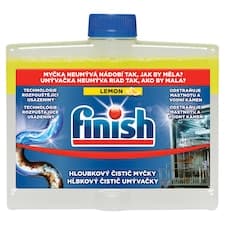 Finish Lemon hloubkový čistič myčky 250ml