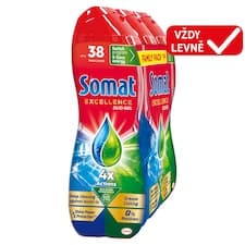 Somat Excellence Duo gel do myčky na mytí nádobí 3 x 684ml