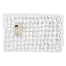 F&F Home Microchenille White předložka do koupelny 50 x 80 cm