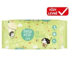 Fred & Flo Dětské vlhčené ubrousky parfémované 72 ks