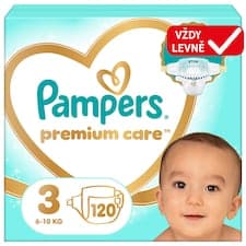 Pampers Premium Care Velikost 3, 120 Plenek, 6kg-10kg