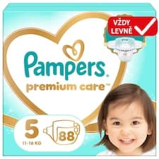 Pampers Premium Care Velikost 5, 88 Plenek, 11kg-16kg