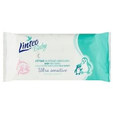 Linteo Baby Ultra Sensitive dětské vlhčené ubrousky 64 ks