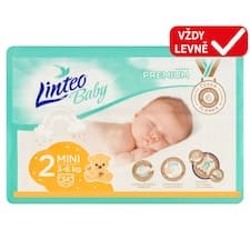 Linteo Baby Premium plenky 2 mini 3-6kg 34 ks