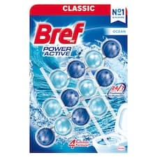 Bref Power Active Ocean tuhý WC blok 3 x 50g