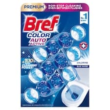Bref Color Auto Active Chlorine tuhý WC blok 3 x 50g