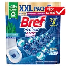 Bref Color Auto Active Eucalyptus tuhý WC blok 5 x 50g (250g)