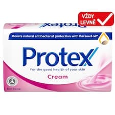 Protex Cream tuhé mýdlo s přirozenou antibakteriální ochranou 90g