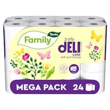 Tento Family Delicate Toaletní papír 3-vrstvý 24 rolek