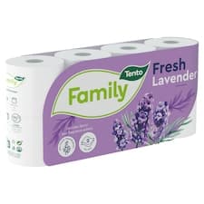 Tento Family Fresh Lavender toaletní papír 2 vrstvy 8 rolí