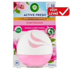 Air Wick Active Fresh Decosphere magnolie a květy třešní osvěžovač vzduchu 75ml