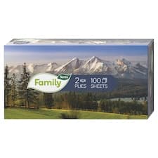 Tento Family Krabička s kapesníčky 2-vrstvé 100 ks