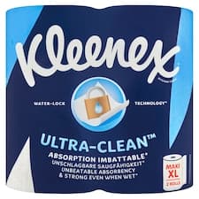 Kleenex Ultra-Clean kuchyňské utěrky 2 ks