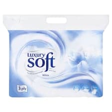 Soft Luxury White toaletní papír 3 vrstvy 24 ks
