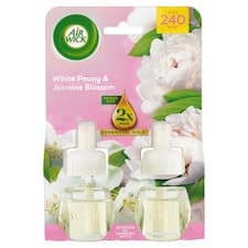 Air Wick Tekutá náplň do elektrického přístroje pivoňka a jasmínový květ 2 x 19ml